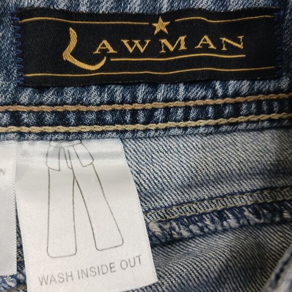 J1023 GUC Vintage Lawman High Rise Jeans size 9 - Picture 7 of 9